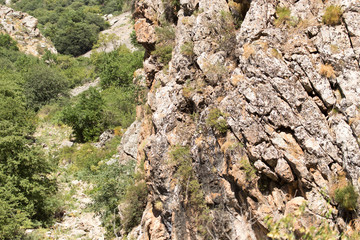 rocky rock as background