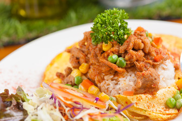 Thai fusion food