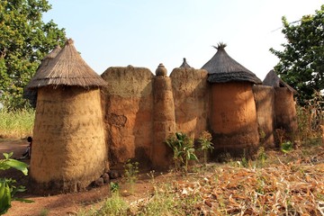 Ein Dorf in Benin