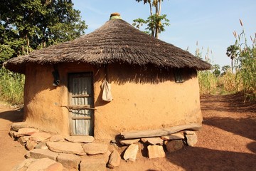 Ein Dorf in Benin