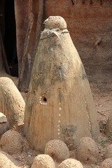 Ein Dorf in Benin