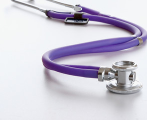 Closeup of a medical stethoscope