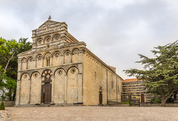 Fototapeta na wymiar Church San Pietro di Sorres in Borutta