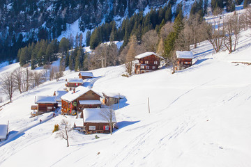 Winter in alps