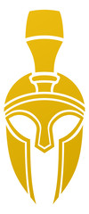 Spartan or Trojan helmet icon