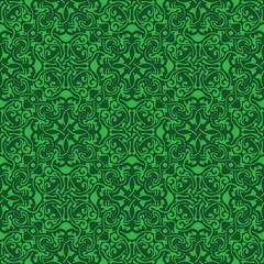 Groen naadloos patroon