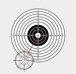 crosshair and target