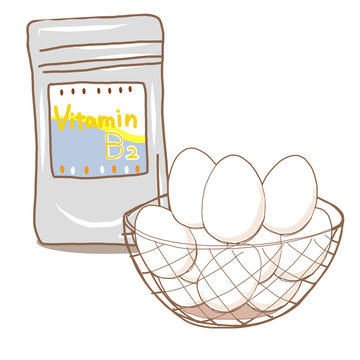 ビタミンB2サプリメントと成分