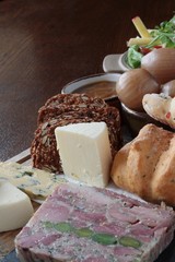 traditional ploughmans lunch platter