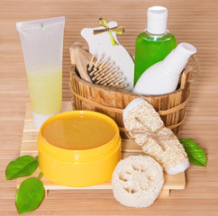 Accessories for peeling and spa