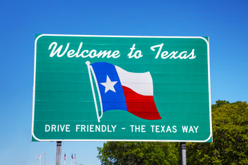 Welcome to Texas sign - 72859522