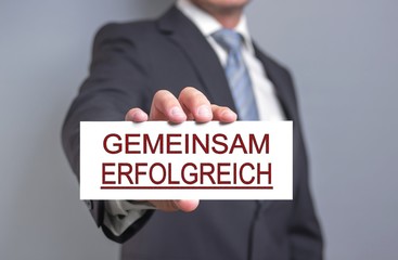 Gemeinsam erfolgreich