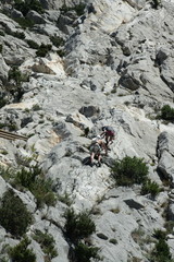 Via ferrata, Saint-paul-de-fenouillet,Pyrénées
