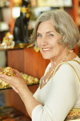 beautiful senior woman