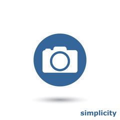 simple photo camera icon