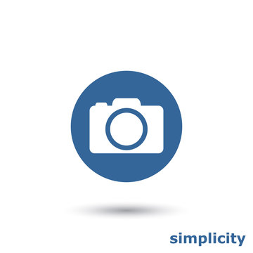simple photo camera icon