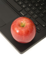 Laptop with Apple