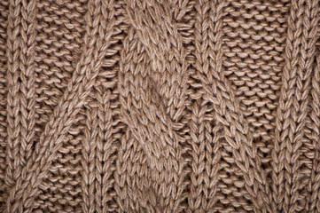 abstract background texture of a knitted fabric