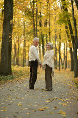 Fototapeta premium Mature couple walking