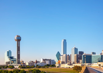 Overview of downtown Dallas