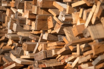 Firewood texture closeup
