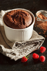chocolate souffle