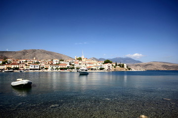 Fototapeta premium Galaxidi Harbour in greece