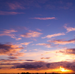 Sunset Paradise Idyllic Wallpaper