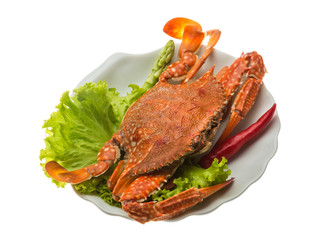 Boiled crab
