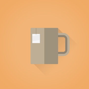 Tea cup symbol icon