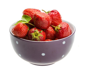 Strawberry in the bowl