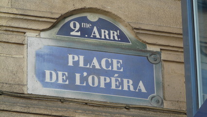 Fototapeta premium place de l'opera paris