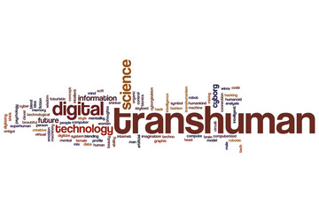 Transhuman word cloud