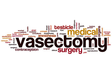 Vasectomy word cloud