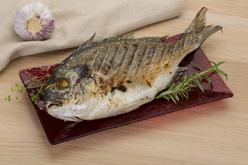 Grilled dorado