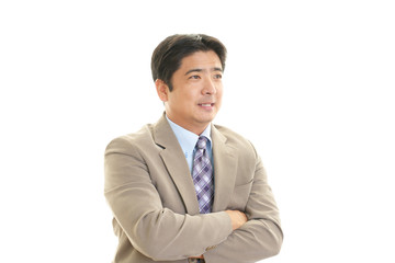 笑顔のビジネスマン