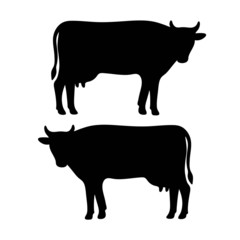 cow silhouette