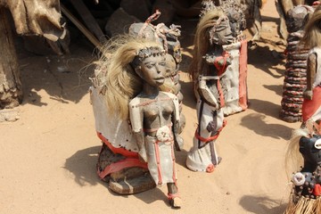 Auf dem Voodoo Market in Lome