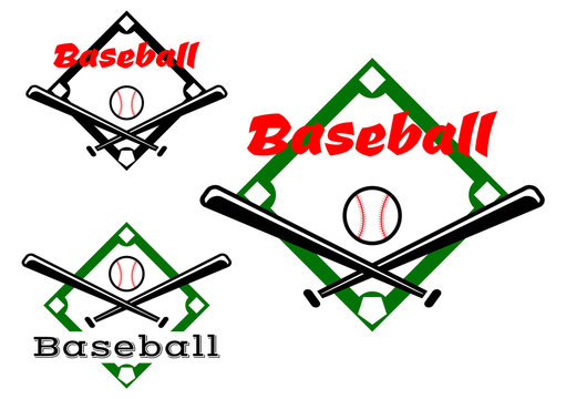 Baseball labels or badges