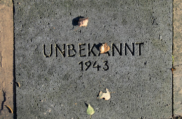 Erinnerung, Grapplatte, Weltkrieg