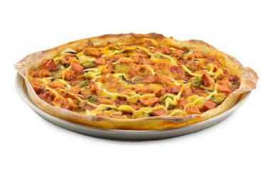 pizza isolated on white background