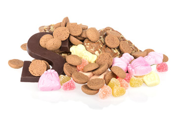 Sweets of Dutch children's party Sinterklaas at 5 december