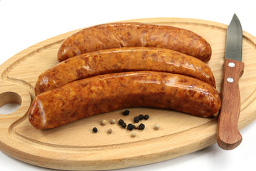saucisses fumées