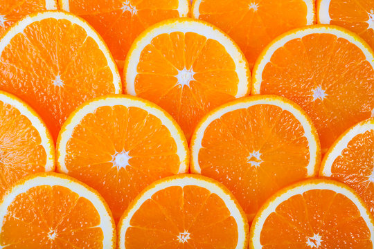 background of fresh orange