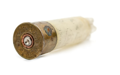 white shotgun shell