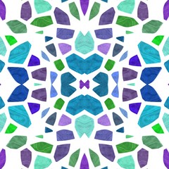 Abstract decorative floral mosaic pattern