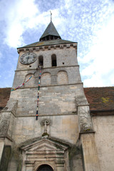 Fototapeta premium Eglise St Denis, Cambremer, Calvados, Monument historique