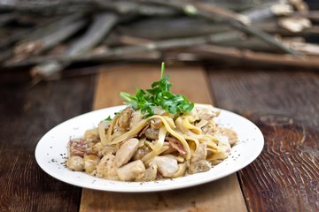 Plate of Chicken Pasta