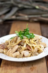 Plate of Chicken Pasta