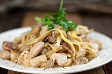 Plate of Chicken Pasta